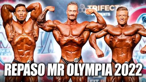 VUELVO A VER EL MR OLYMPIA 2022 CLASSIC PHYSIQUE Y REPASO CBUM RAMON