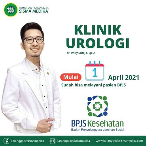 Klinik Urologi Mulai April Sudah Bisa Melayani Pasien Bpjs