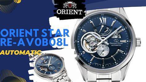 Orient Star Rk Av B L Layered Skeleton Automatic Blue Dial Youtube