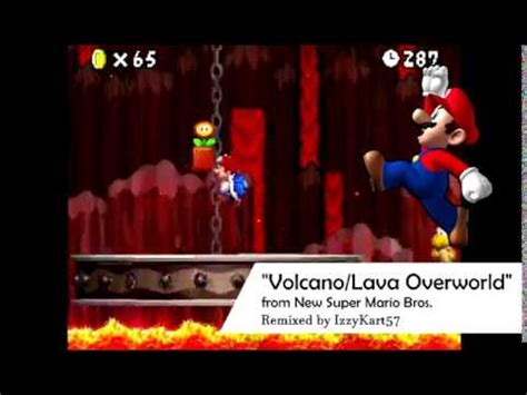 Volcano Lava Overworld New Super Mario Bros Remix YouTube