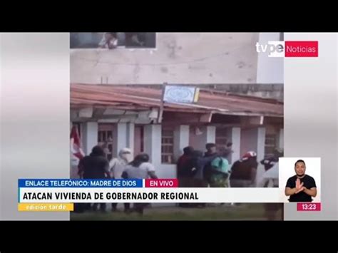 Sujetos Atacan Vivienda De Gobernador Regional De Madre De Dios Luis