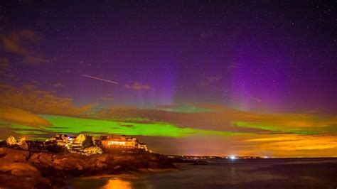 Northern Lights spotted over Maine, New Hampshire