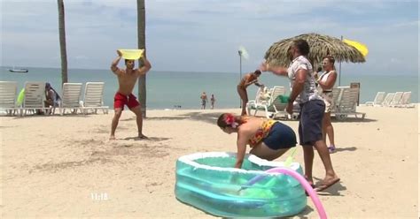 Vídeo Se formó la guerra de globos en Jelou Qué veo TVN Panamá