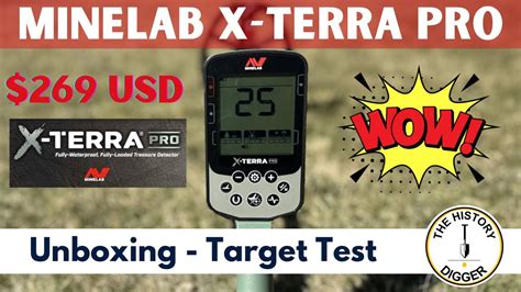 Minelab X Terra Pro Unboxing And Target Test Youtube