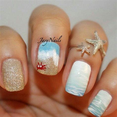 WoW Gorgeous Beach Nails Ideas Just In Time By Aani Musely