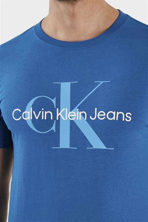 Calvin Klein 100 Pamuk Logolu Slim Fit Bisiklet Yaka J30j320806c3b Erkek T Shirt J30j320806