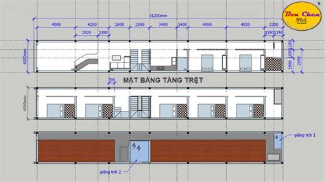 Thiết kế nhà nghỉ 4x31 2m Design of motels 4x31 2m Simple house