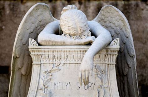 Angel of Grief in Rome's Non-Catholic Cemetery - Wanted in Rome