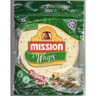 Mission Onion And Chives Tortilla Wrap 360g Shopee Singapore