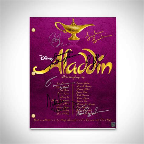 Aladdin 1992 Script Limited Signature Edition | RARE-T