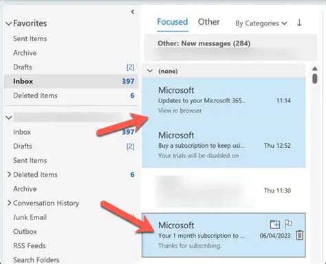 So löschen Sie mehrere E Mails in Microsoft Outlook