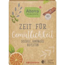 Alterra NATURKOSMETIK Geschenkset Zeit für Gemütlichkeit Inhaltsstoffe