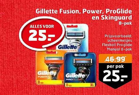 Gillette Fusion Power Proglide En Skinguard Aanbieding Bij