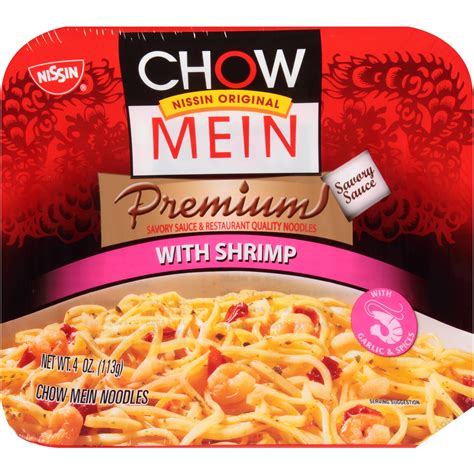 Nissin Premium Teriyaki Chicken Flavor Chow Mein Noodles 4 Oz