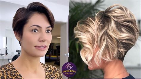 Novos Corte De Cabelo 2023 Para Mulheres Cabelo Curto Feminino