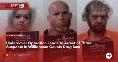 Undercover Operation Leads To Arrest Of Three Suspects In Williamson