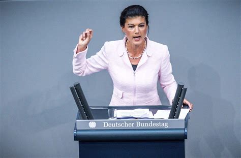 Umstrittene Russland Aussagen Wagenknecht Verursacht Grundsatzstreit