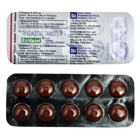 Tinidazole Tablet 500 Mg At Rs 28 Stripe In Kolkata ID 22316957797