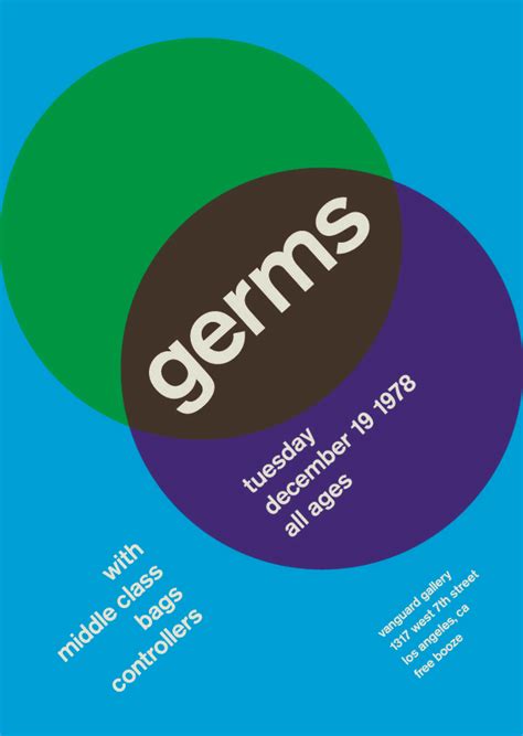 Germs Rock Posters Punk Poster Concert Posters