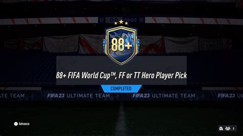 88 WC FF Or TT HERO Pick Sbc FIFA 23 Sbc YouTube