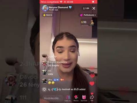 Noryna Diamond Live Tik Tok YouTube