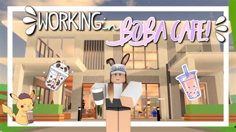 A Day In My Life Working In Boba Cafe D Roblox Youtube