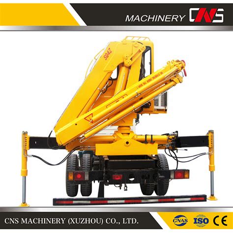 Hot Sale Cns Ton Hydraulic Lifting Knuckle Boom Truck Mounted Crane