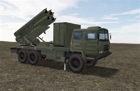 Ws B Mlrs Multiple Launch Rocket System Reality Modelling