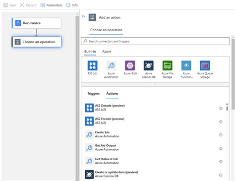 Create A Workflow With A Trigger Or Action Azure Logic Apps