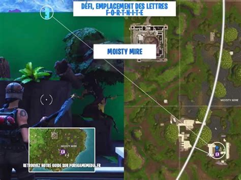 Guide Fortnite Défi Saison 4 Semaine 1 Les Lettres De Fortnite