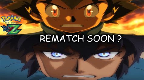 Kalos League Title Theory Ash Vs Alain Rematch Episode 45 Episode 41