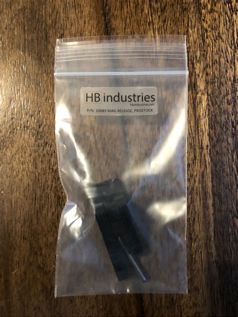 Sold Hb Industries Scorpion Evo Extended Mag Release Hopup Airsoft