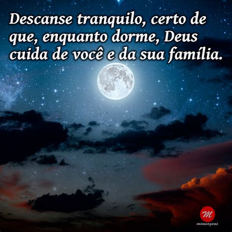 Frase De Boa Noite Dorme Deus Descanse Tranquilo Certo De Que