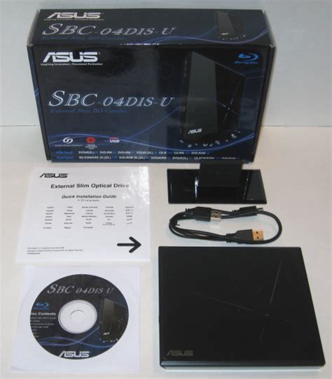 Cdrlabs Features Asus Sbc D S U Usb Blu Ray Combo Drive