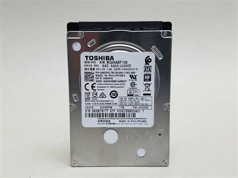 Toshiba MQ04ABF100 1 TB SATA III 2 5 In Laptop Hard Drive EBay