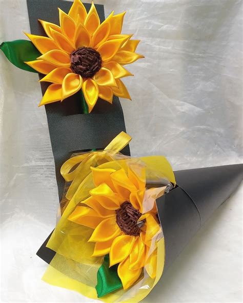 Girasoles Eternos Manualidades Flores Artesanales Arreglos Florales Diy