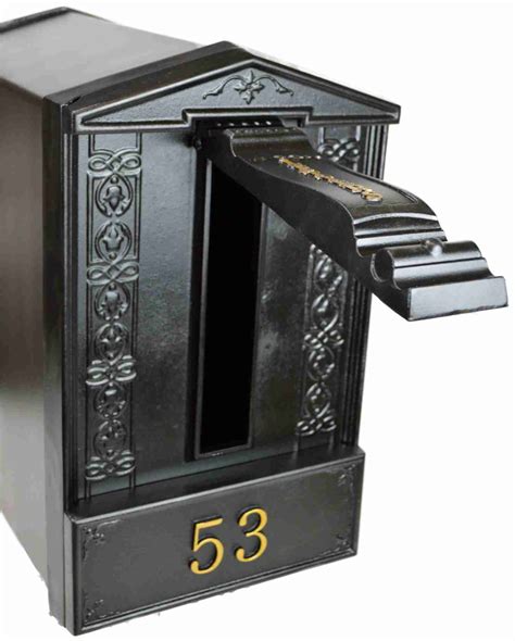 Freestandingground Post Cast Iron Bantock Letterbox By Lumley Designs