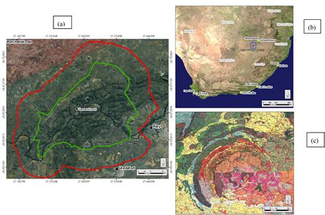 Vredefort Dome Map