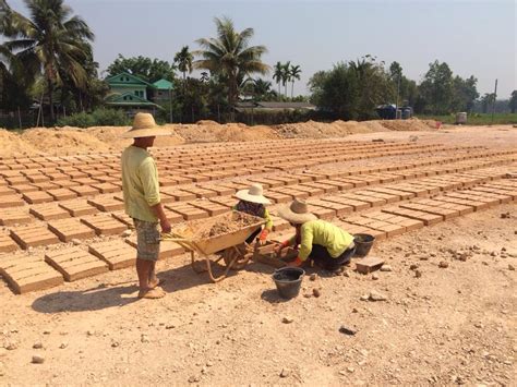 Adobe Bricks - Bamboo Earth Architecture - Chiangmai Life Construction