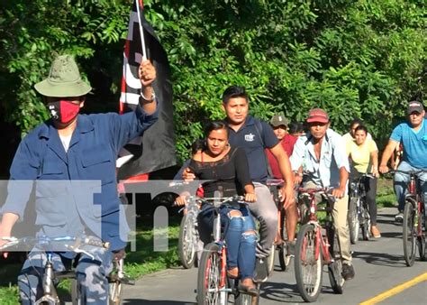 Ometepe Alegre y colorido cicleton en celebración al mes de julio