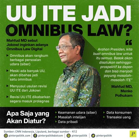 Uu Ite Jadi Omnibus Law Pinterpolitik