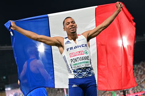 Euro d athlétisme Jean Marc Pontvianne médaillé de bronze au triple saut