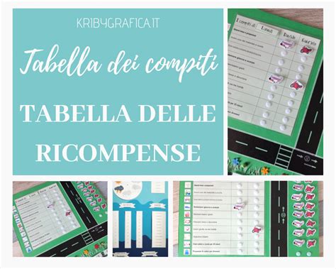 Tabella Dei Compiti Tabella Delle Ricompense Creazioni Per Bambini