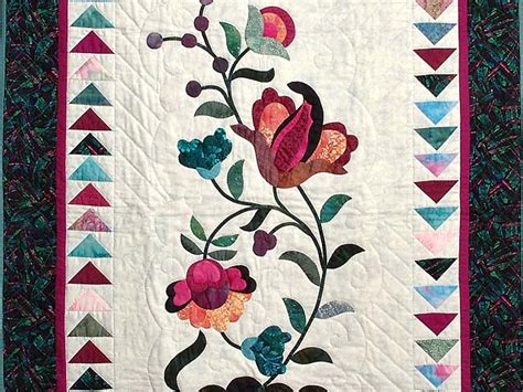 Jacobean Appliqued Wall Hanging Lancaster Select Quilts