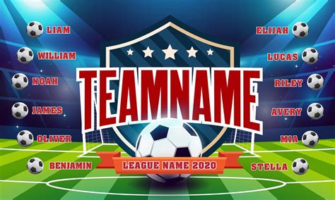 Soccer Banner Soccer Banners Soccer Team Banner Team Banners Custom