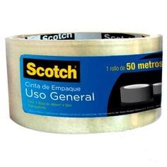 Cinta De Empaque Scotch Para Uso General Transparente 48 Mm X 50 M