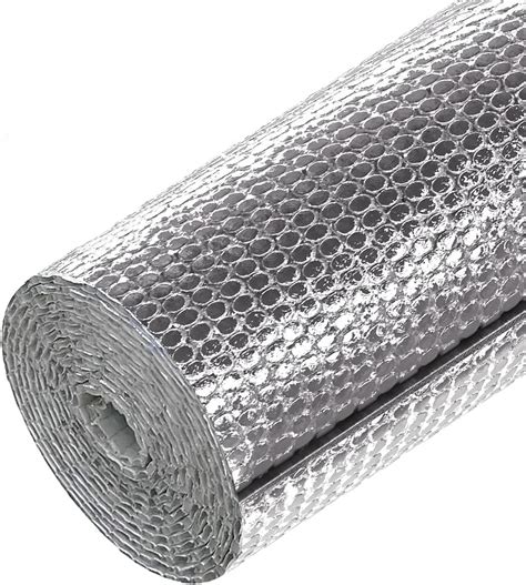 Younthye In X Ft Reflective Insulation Roll Double Bubble