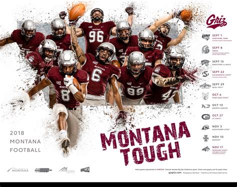 Griz release the 2018 poster - Montana Grizzlies • Griz Athletics