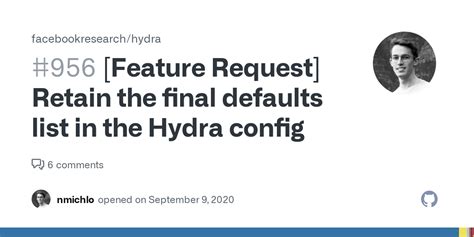 Feature Request Retain The Final Defaults List In The Hydra Config