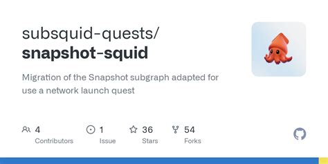 GitHub Subsquid Quests Snapshot Squid Migration Of The Snapshot